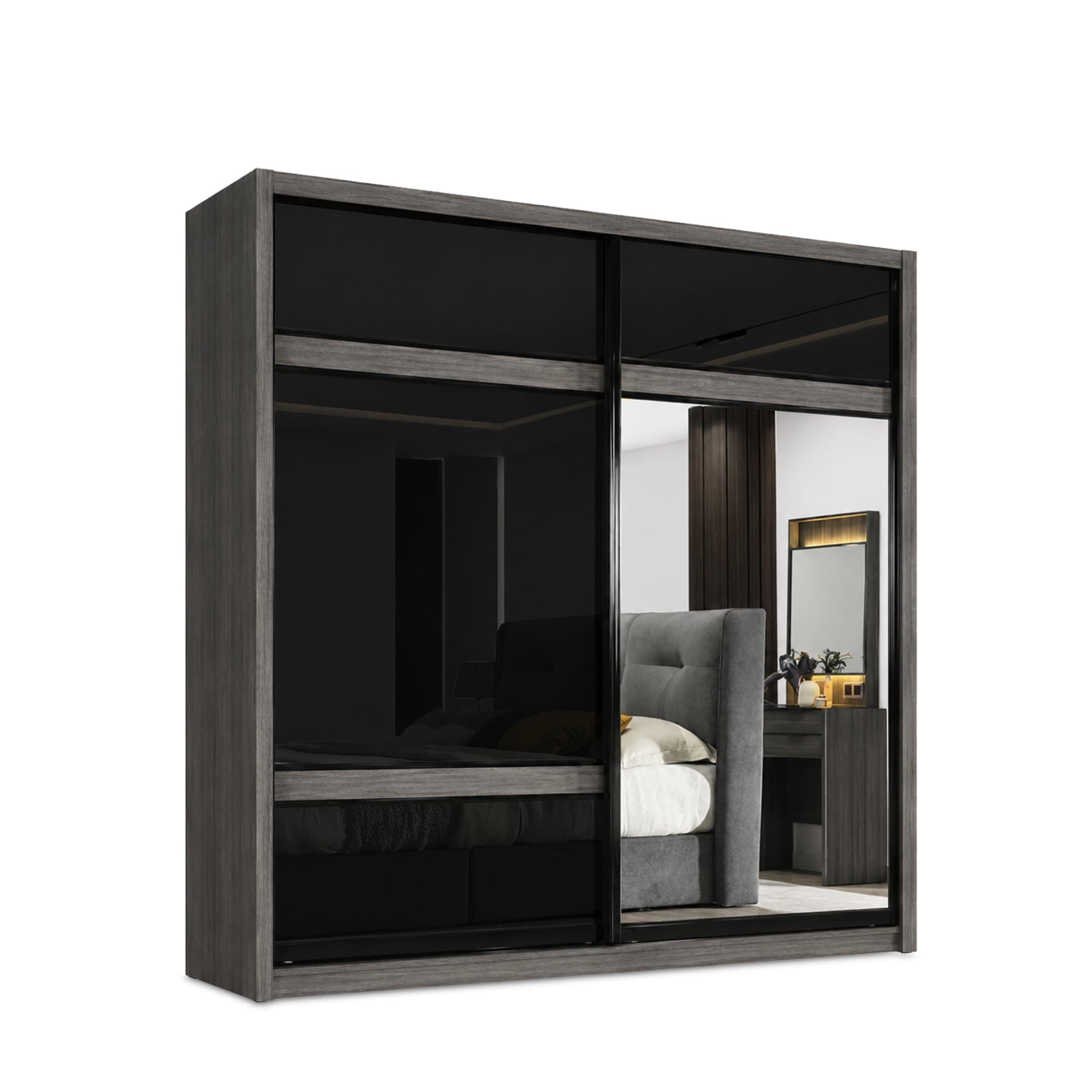 YM 8845 Sliding Door Wardrobe view 1