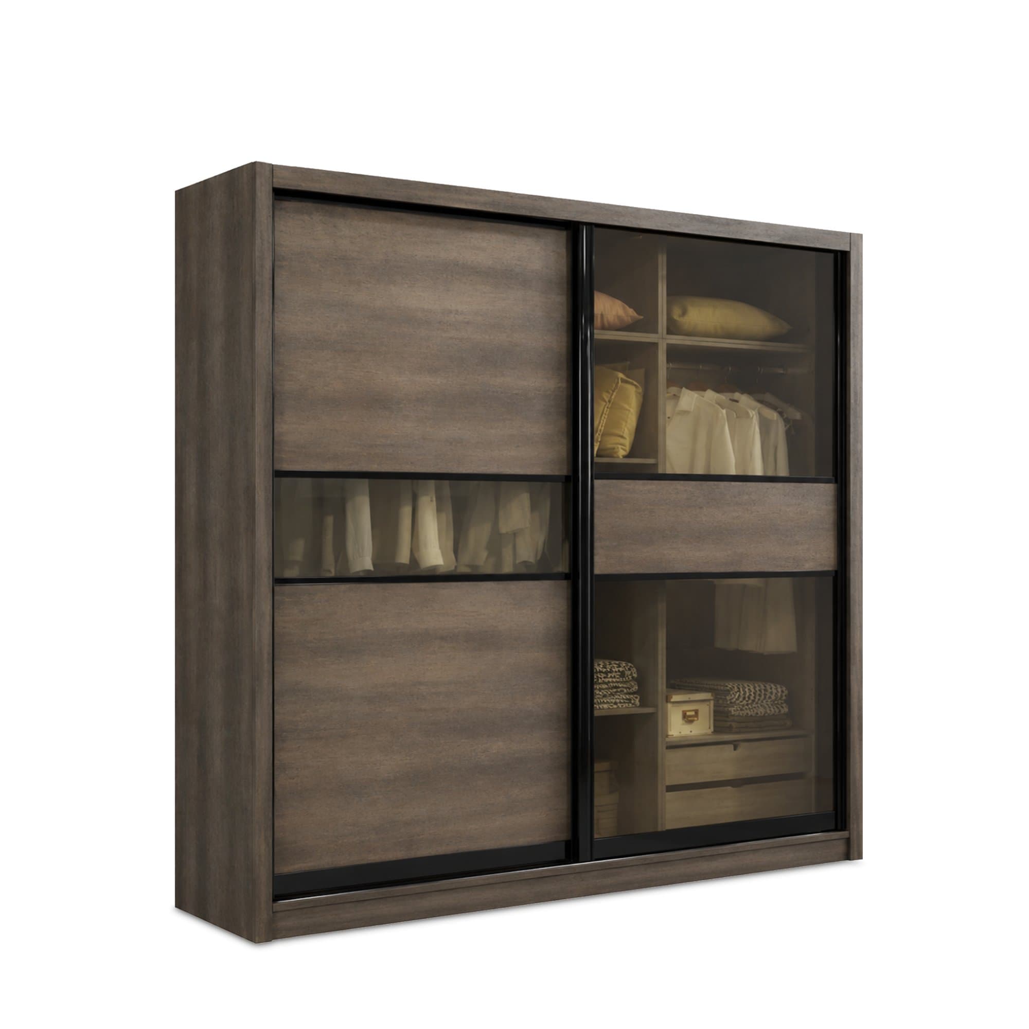YM 8866 Sliding Door Wardrobe view 1